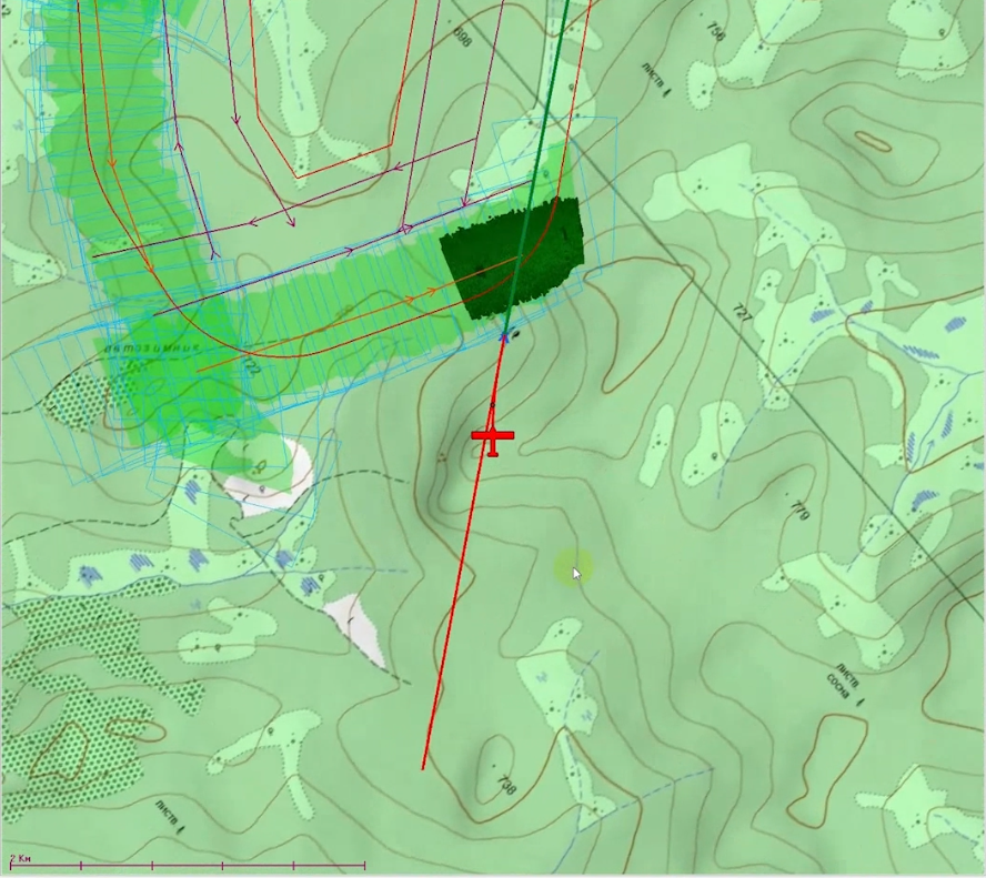 Комплект программ BortBiz-Plan и BortBiz-Nav для ВЛС и ЦАФС съемок